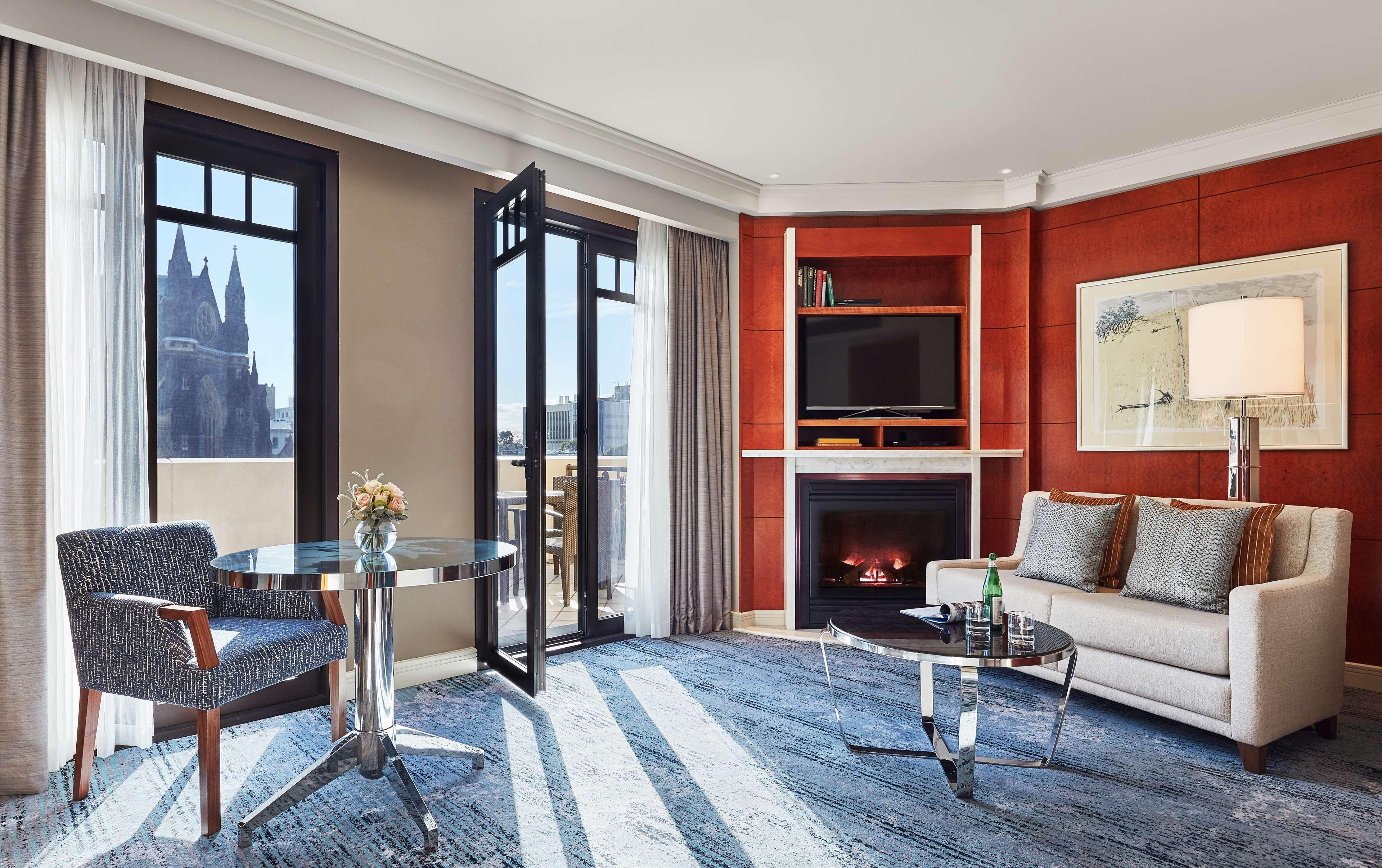 Park Hyatt Melbourne Ξενοδοχείο Εξωτερικό φωτογραφία A suite at the hotel